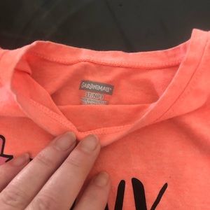 Girls short sleeve tiny teenager custom shirt